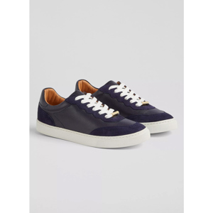 LK Bennett Runner Midnight Slim Sole Trainer